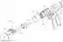 Fig. 01 - Acetabular cup remover with indexing assembly for rotating the removal blade around the cup