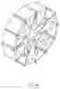 Fig. 37 - Kit for a Wheel and Blank for Forming a Portion of a Rim of the Wheel