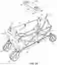 Fig. 13 - Folding wagon having fold-down seats