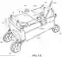 Fig. 14 - Folding wagon having fold-down seats