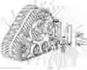 Fig. 01 - Oscillation limited driven steering track assembly