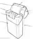 Fig. 01 - Container for consumer goods with reclosable flap