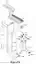 Fig. 17 - Wall element for a curtain wall with a compartment for a wing and a sealing element