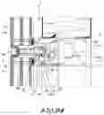 Fig. 26 - Wall element for a curtain wall with a compartment for a wing and a sealing element