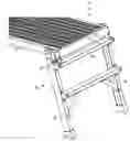 Fig. 01 - Work platform with latch assembly and method