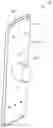 Fig. 01 - Lock alignment and mounting template system and method