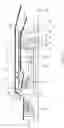 Fig. 02 - Double flow turbojet including an intermediate flow path dedicated to supplying with air via radial arms an exhaust casing of this turbojet
