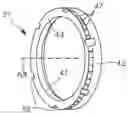 Fig. 01 - Shell for reducing overpressure in the vicinity of the upstream seal of a turbojet bearing housing