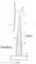 Fig. 11 - Reduced profile wind tower system for land-based and offshore applications