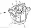 Fig. 01 - SEPARATING DEVICE WHICH CAN BE ARRANGED BETWEEN TWO MOUNTINGS