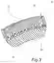Fig. 04 - Adjustable fastening support for mounting a tubular item on an outer member
