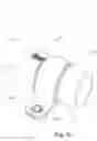 Fig. 10 - Adjustable fastening support for mounting a tubular item on an outer member