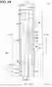 Fig. 35 - Physical quantity measurement device having a stepped portion to prevent particles from entering the measurement flow channel
