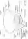Fig. 34 - Lighting device with optical lens for beam shaping and refractive segments