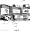 Fig. 11 - Virtual reality platform with haptic interface for interfacing with media items having metadata