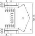 Fig. 19 - Semiconductor structure and device each having differential etch stop layer over gate spacer