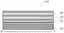 Fig. 01 - Nanosheet field effect transistor with spacers between sheets