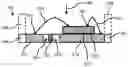 Fig. 01 - Solid state light emitter die having a heat spreader between a plurality lead frame