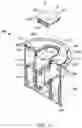 Fig. 11 - Recessed floor fitting and covers therefore