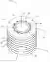 Fig. 01 - Claw-pole motor with rotor flux concentrators and poles and stator with solenoid coil and alternating stator teeth