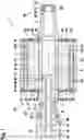 Fig. 02 - Rotor assembly with magnets and cooling channels and cooling channel separation element in the shaft
