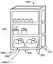 Fig. 01 - System for watering live plants on a maneuverable rack