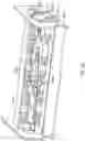 Fig. 14 - Opening apparatus for use with a multi-piece, hinged, hydroponic tower