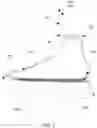 Fig. 02 - Footwear having multiple massage devices and method