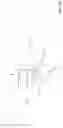 Fig. 16 - Decorative mount for attaching to a ceiling or wall