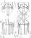 Fig. 57 - Surgical end effectors with staple cartridges
