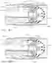 Fig. 58 - Surgical end effectors with staple cartridges