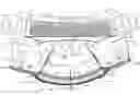 Fig. 01 - Absorbent article with selectively positioned waist containment member having an improved waist seal