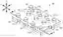 Fig. 01 - Absorbent article with a fluid entangled body facing material including a plurality of projections
