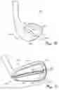 Fig. 10 - Golf club heads with insert and related methods