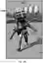 Fig. 24 - Player induced counter-balancing of loads on a character in a virtual environment