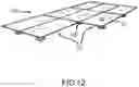 Fig. 13 - Haptic floor system with quake plate assemblies producing large vibration effects