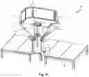 Fig. 14 - Downdraft table having a workpiece holder for a workpiece to be held