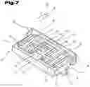 Fig. 06 - Self-inking stamp with removable stamp pad in carrying device having handles