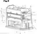 Fig. 08 - Self-inking stamp with removable stamp pad in carrying device having handles