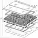 Fig. 01 - Plastic pallet having an integrally formed deck and method of manufacturing the same