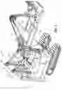Fig. 09 - Conduit support structure for an industrial machine with pivot joint