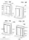 Fig. 14 - Door or other closable panel with lock-actuating linkage
