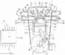 Fig. 01 - Combined identification of an inlet valve stroke phase difference and an outlet valve stroke phase difference of an internal combustion engine with the aid of lines of the same amplitude