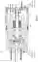 Fig. 04 - Liquid refrigerant pump having single fixed scroll and two non-contacting orbiting scrolls to pump fluid and provide pressurized fluid to thrust bearing area
