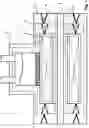 Fig. 02 - Cryostat assembly with superconducting magnet coil system with thermal anchoring of the mounting structure