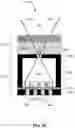 Fig. 23 - Light ranging device with electronically scanned emitter array and synchronized sensor array