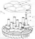 Fig. 01 - Light pipes for LED array luminaire