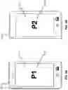 Fig. 12 - Presentation of a virtual keyboard on a multiple display device