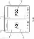 Fig. 13 - Presentation of a virtual keyboard on a multiple display device
