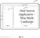 Fig. 32 - Presentation of a virtual keyboard on a multiple display device